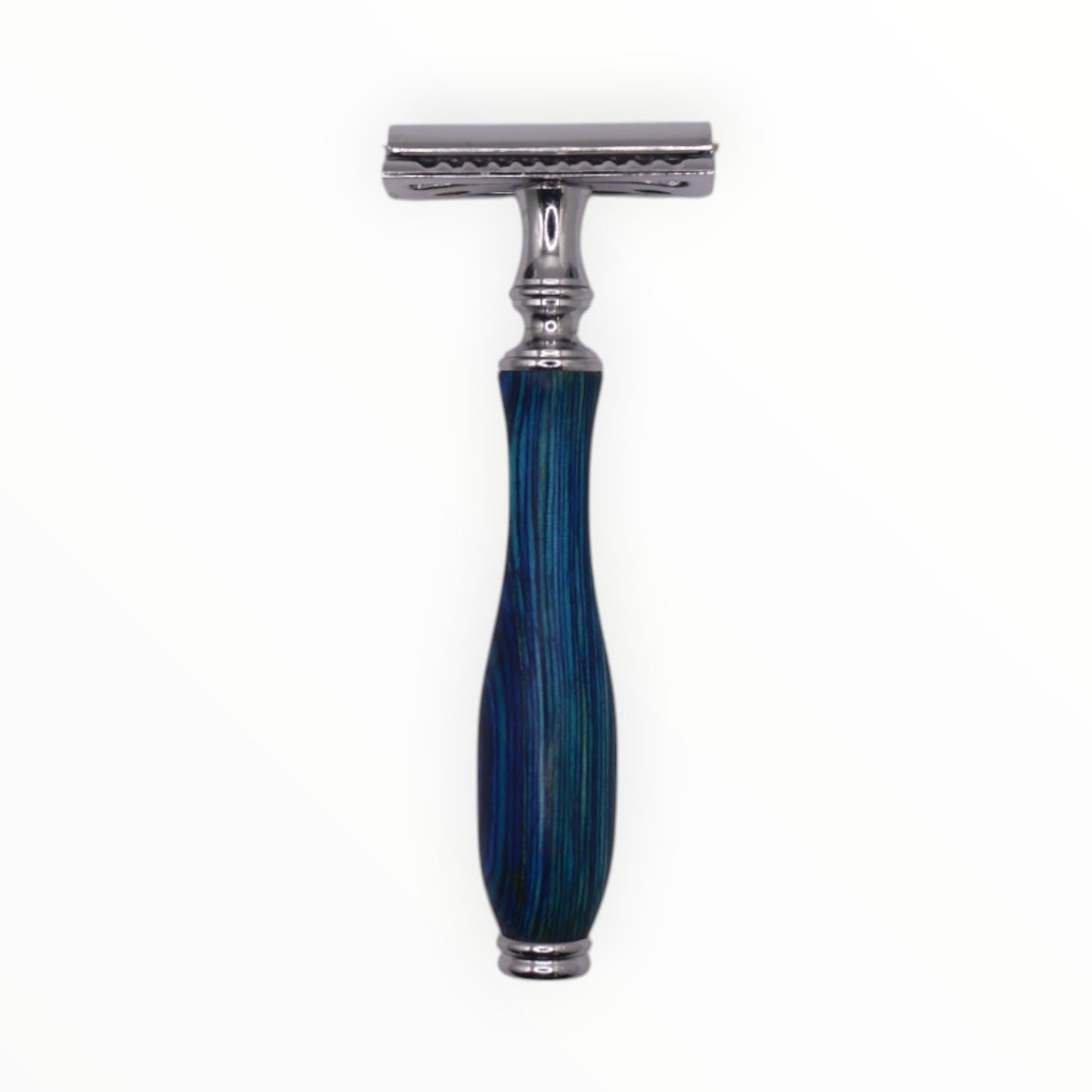 BOSS BERRY Blue Closed Comb Safety Razor