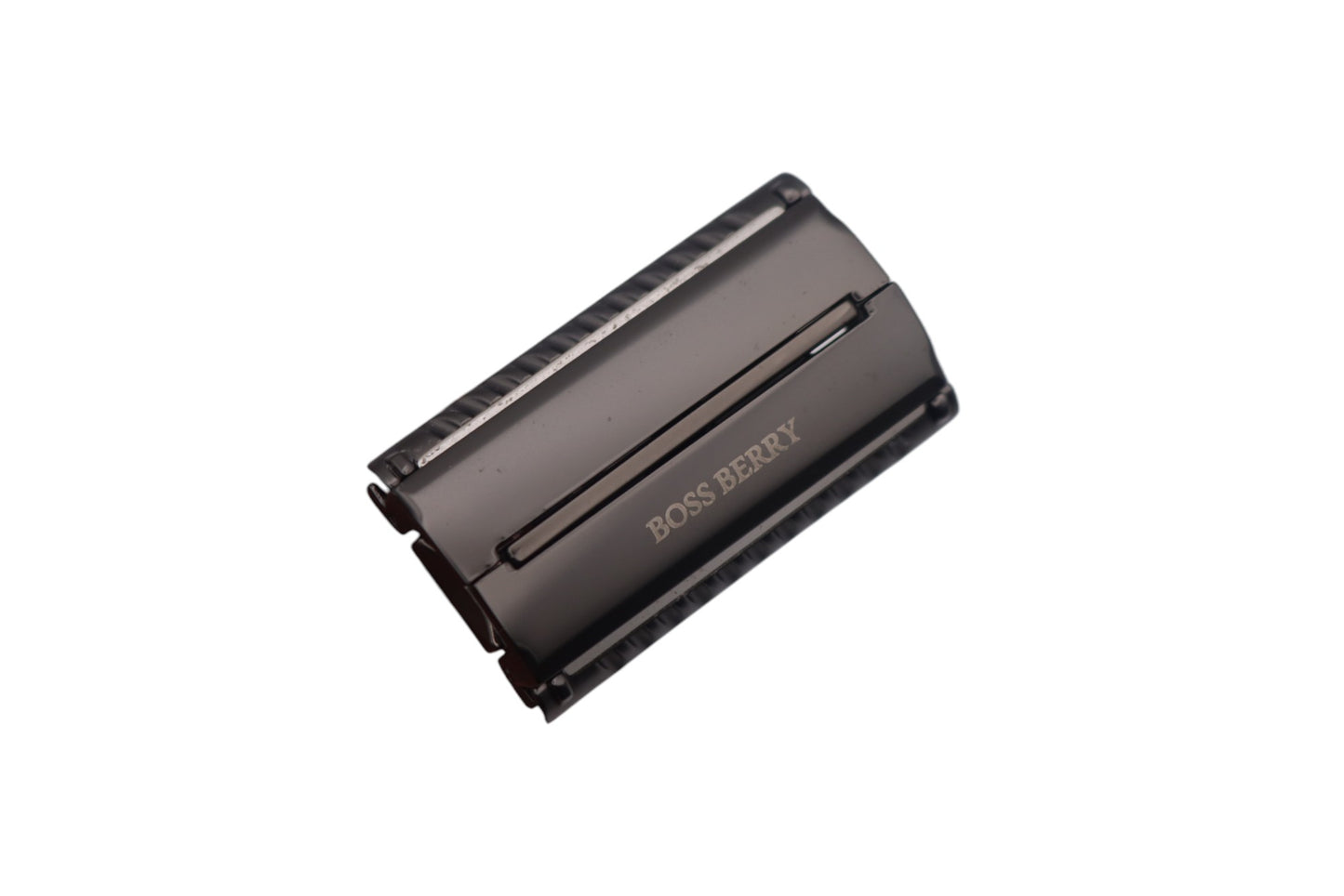 Matte Gunmetal Butterfly Shaving Razor| Premium Shaving by BOSS BERRY