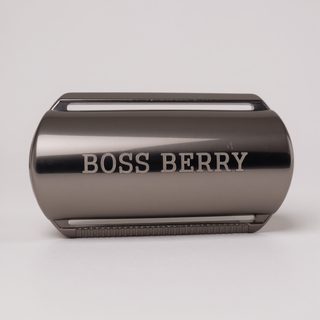 Black Chrome Adjustable Shaving Razor | Premium Shaving by BOSS BERRY