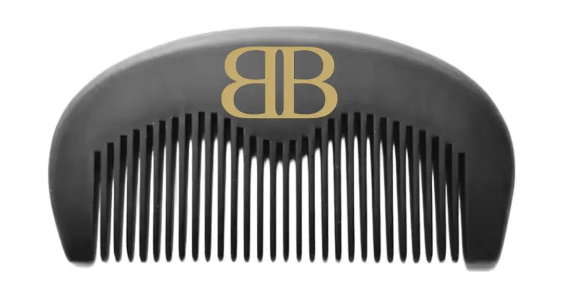 wide-tooth comb for curly or coarse hair 