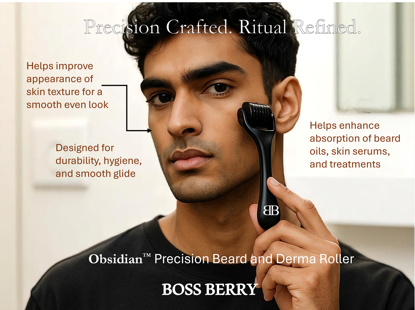 Best Beard and Derma Roller, skin features | BOSS BERRY