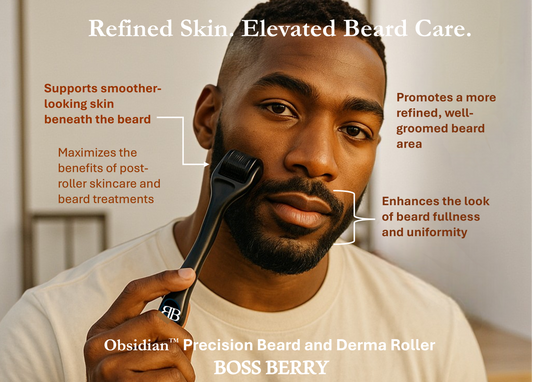 Best Beard and Derma Roller, beard features 1| BOSS BERRY