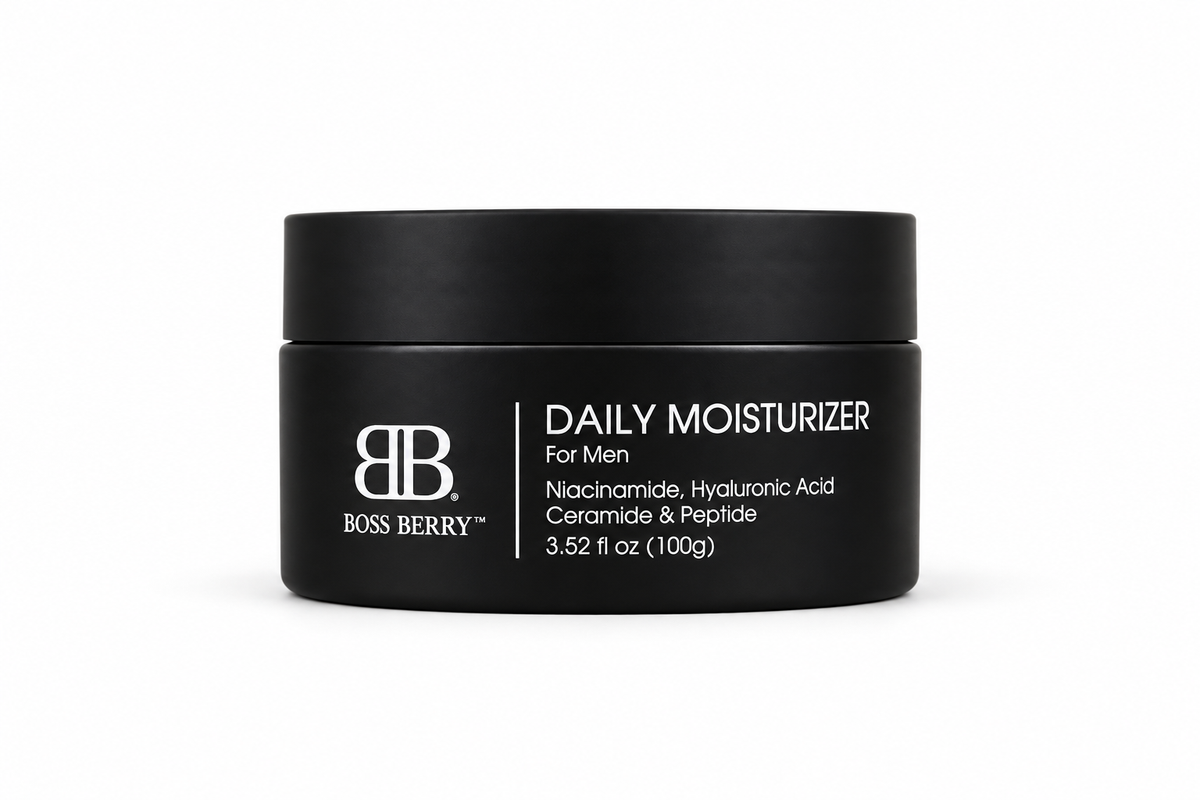 BOSS BERRY Regimen No 1 Facial Moisturizer on white background
