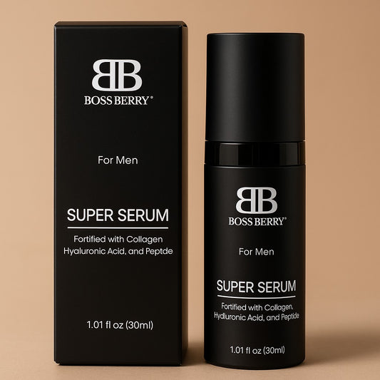 Best Skin Serum for Men, Front of Pack | BOSS BERRY