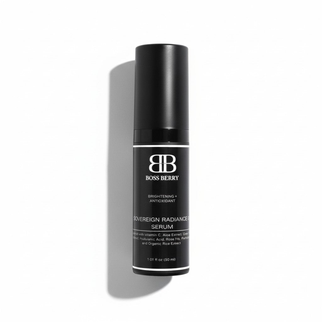 Boss Berry Radiance C serum bottle on a white background
