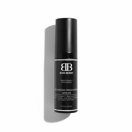 Boss Berry Radiance C serum bottle on a white background