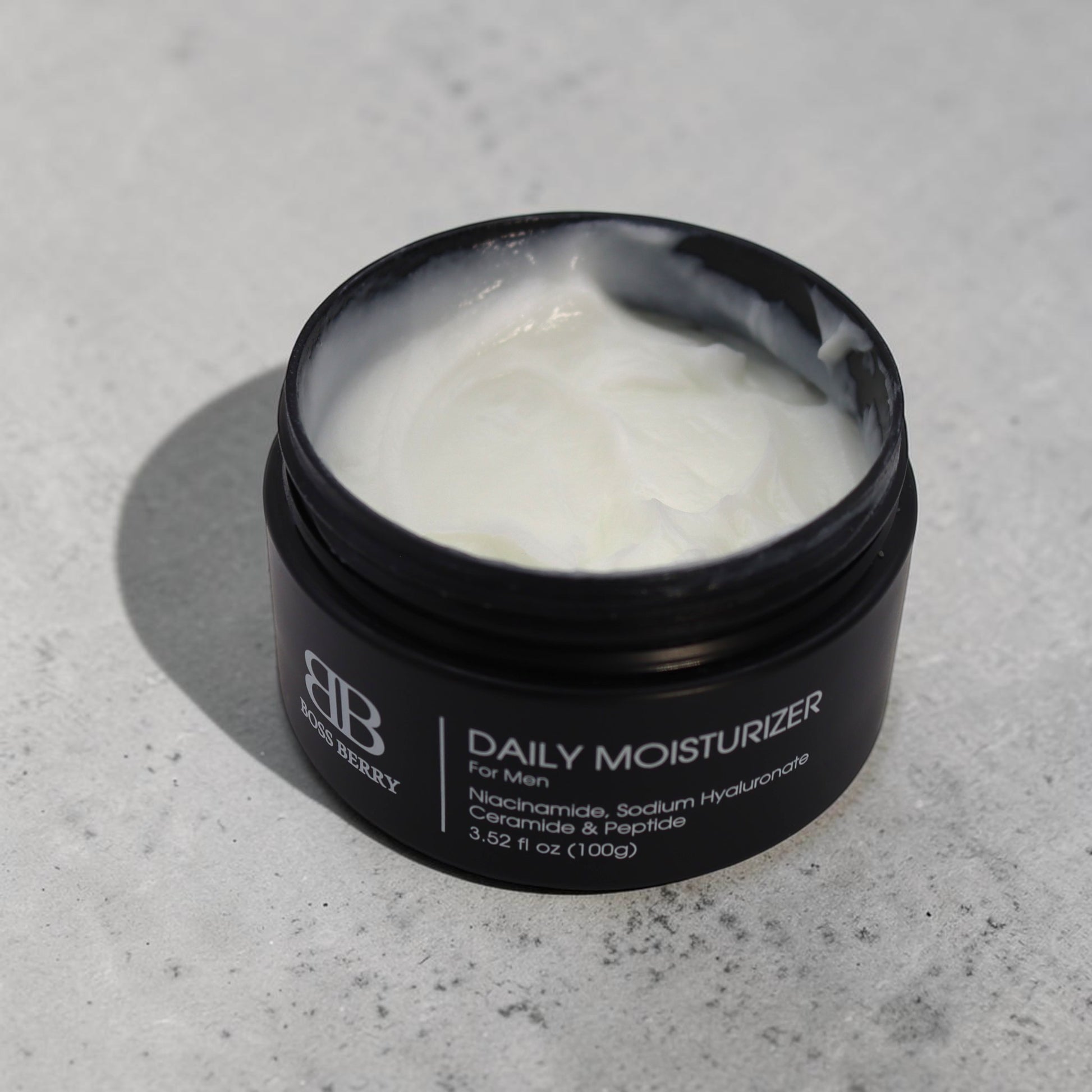 Open jar of No.1  Daily Moisturizer