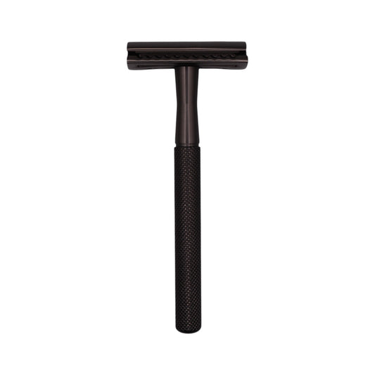 Best Stainless Steel Shaving Razor, Matte Gunmetal | BOSS BERRY