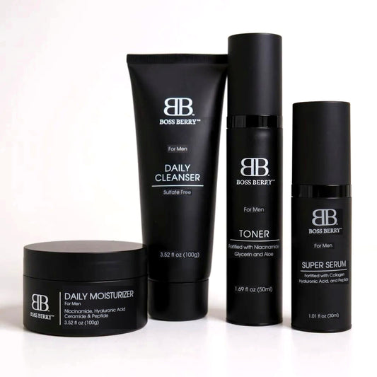 Full Skin Care Regimen for Men | Luxury Skin Care by BOSS BERRY